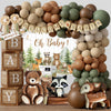 Woodland Animals Baby Shower Decoration Party Supplies, Forest Animal Neutral Gender Reveal Party Decorations, Backdrop Balloon Arch Box Mom to Be