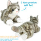 TigerHart Gavin The Grey Tabby Cat - 13 Inch Stuffed Animal Plush