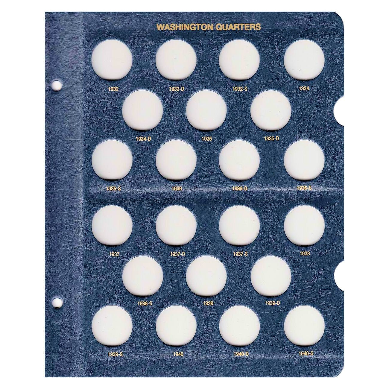 Whitman US Washington Quarter Coin Album 1932 - 1990 #9122