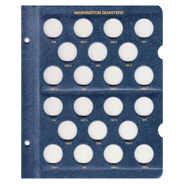 Whitman US Washington Quarter Coin Album 1932 - 1990 #9122