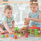 AESGOGO Magnetic Blocks, 72PCS STEM Montessori Toy for Crafting a Magnet DIY-World, Creative Building Toys for Boys Girls Kids Ages 3-5 5-7 6-8