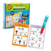 Educational Insights Hot Dots Pete The Cat Preschool Reading & Math Workbook - Preschool Workbooks with Interactive Pen, Homeschool Learning Books