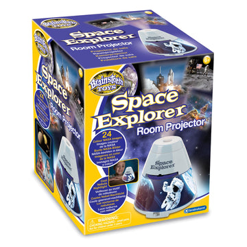 Brainstorm Toys: Space Explorer Room Projector - 24 NASA & Hubble Spacecraft Images, Nebula Nightlight, Kids Ages 6+