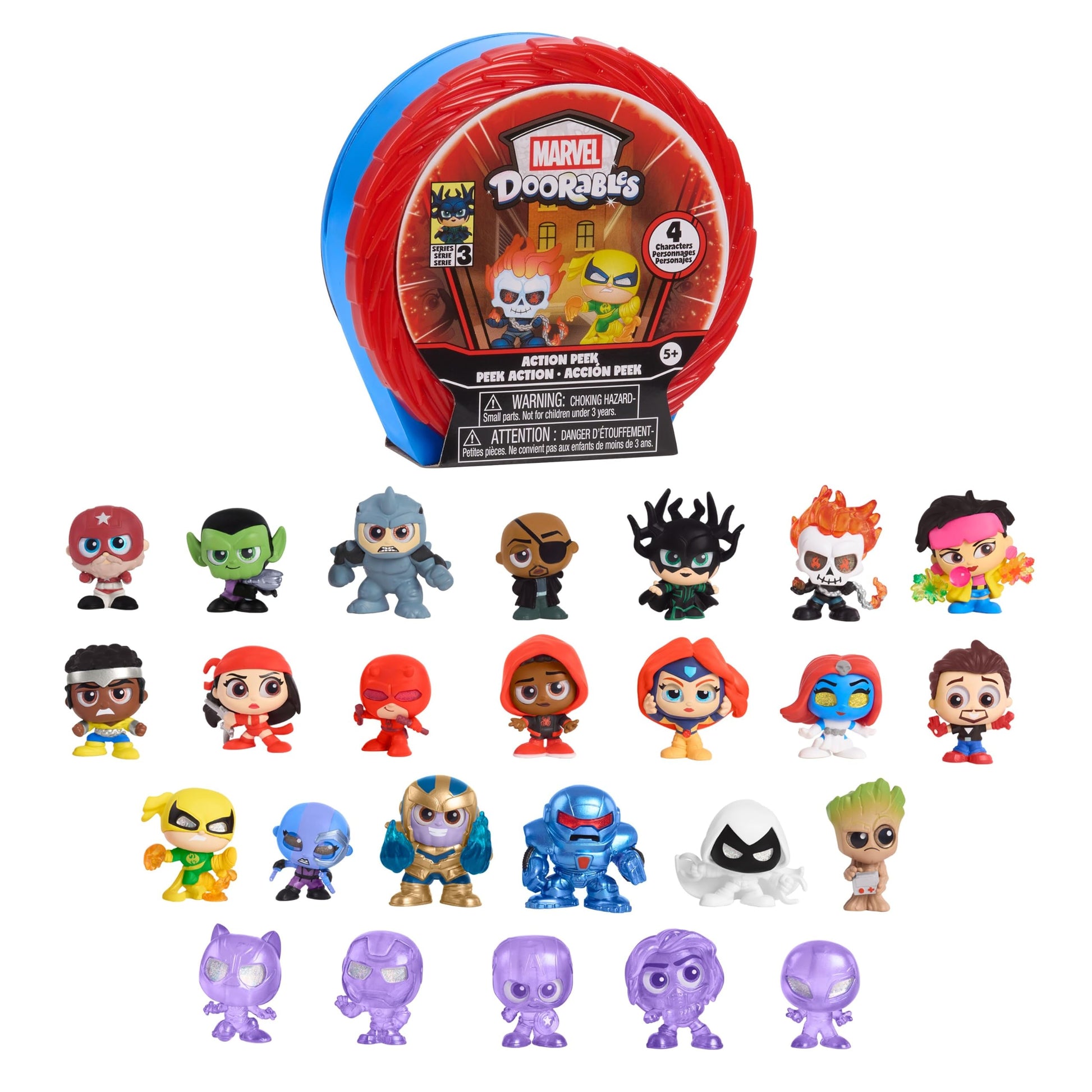 Marvel Doorables Action Peek Collectible Kids Toys by Just Play