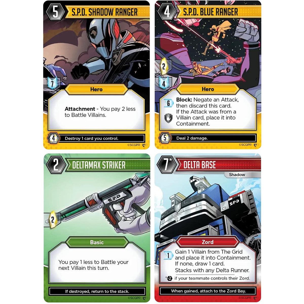Renegade Game Studios Power Rangers Deck-Building Game S.P.D. Expansion