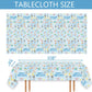 Space Birthday Party Tablecloths 1pc First Trip Around The Sun Table Cover Two The Moon Table Cloths for Ourter Space Theme Boys Baby Shower 1st 2nd