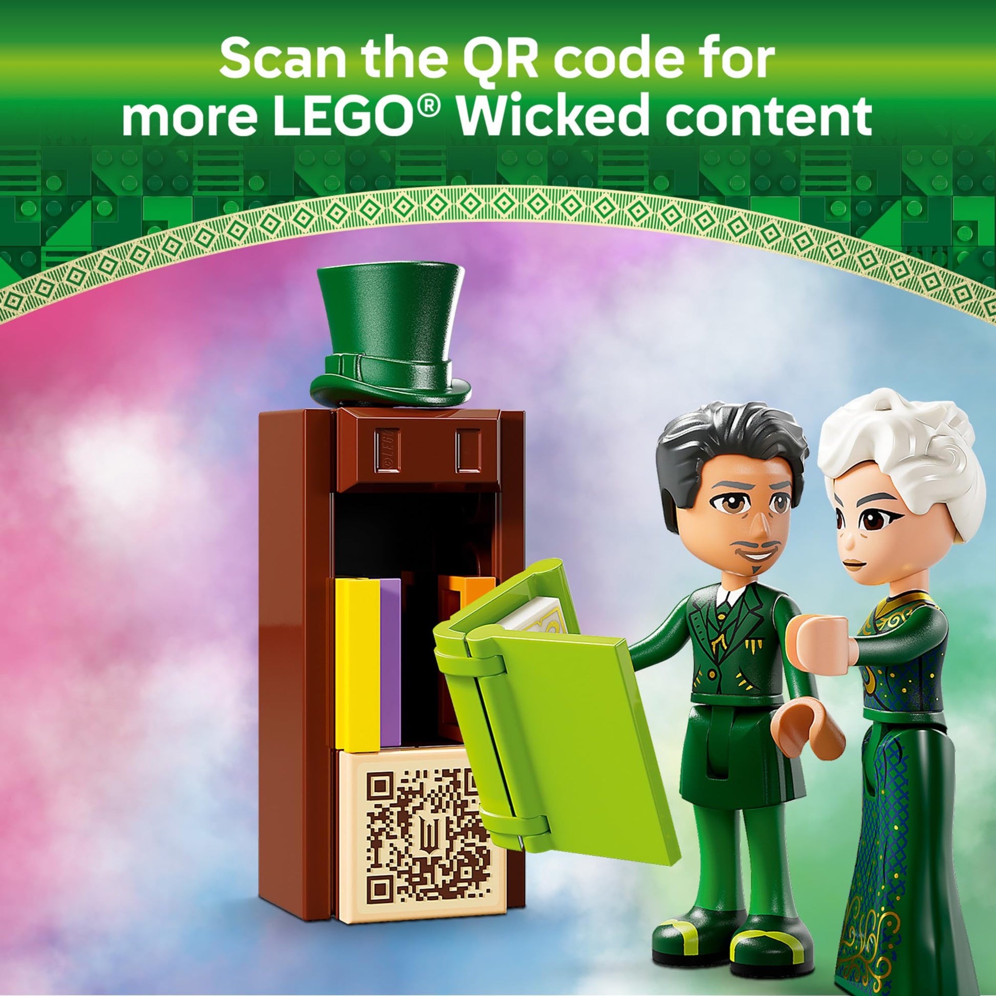 LEGO Wicked Welcome to Emerald City Building Toy - Wicked Toy for Kids, Ages 9+ - Gift for Girls and Boys with Tower Model, Glinda, & Elphaba