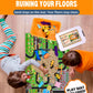Riyo Play Construction Sensory Bin for Toddlers, 2-in-1 Play Mat, Ages 3+
