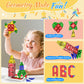 Zupooko Mini Magnetic Tiles for Kids Ages 3-8, Travel Magnetic Building Blocks with Metal Storage Box, STEM Educational Toys, Montessori Sensory