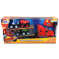 NKOK Blaze and The Monster Machines RC: Transporter with Monster Machines - Nickelodeon, Remote Controlled, 2.4 GHz