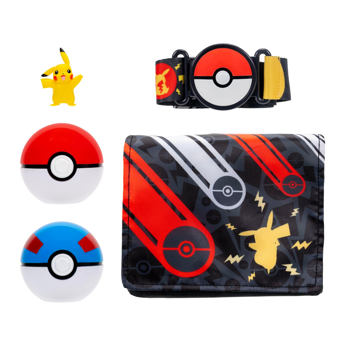 Pokémon Clip ‘N’ Go Bandolier Set - 2-Inch Pikachu Battle Figure