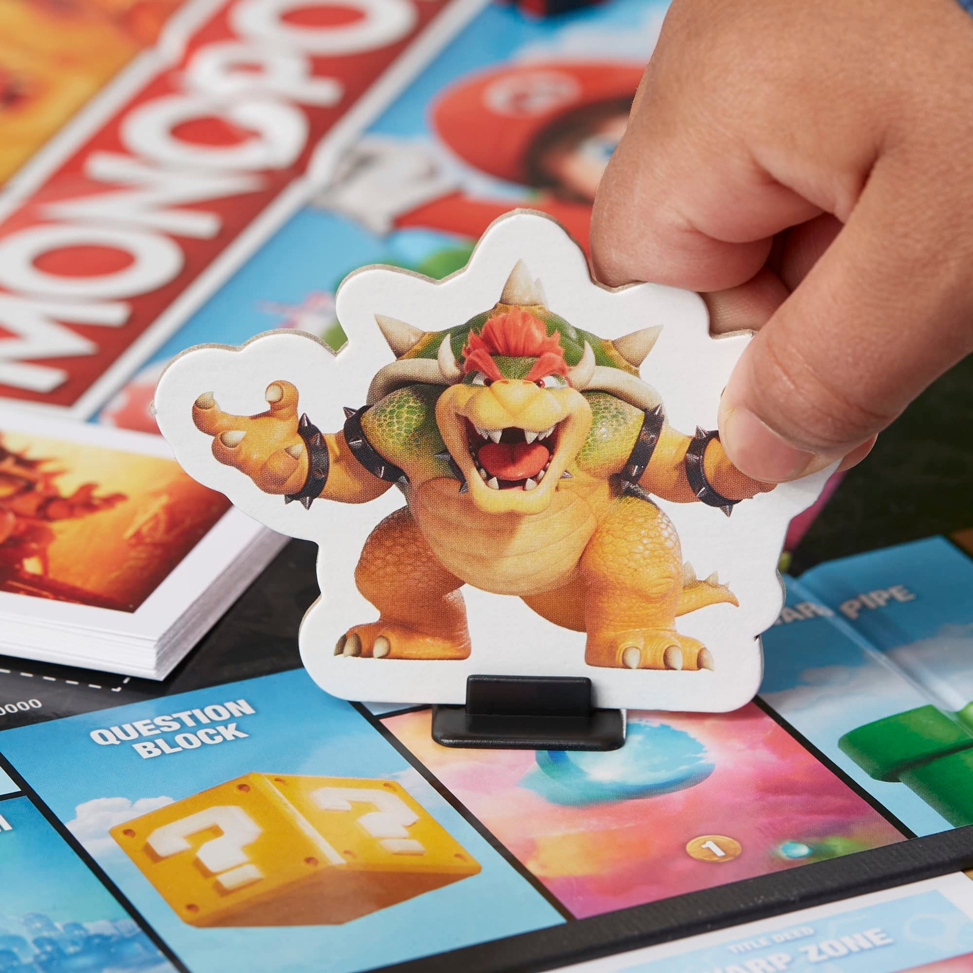 Monopoly The Super Mario Bros. Movie Edition Kids Board Game, Family Games for Super Mario Fans, Ages 8+ (Amazon Exclusive)
