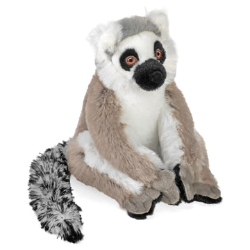 Wild Republic Cuddlekins Eco Mini Ring Tailed Lemur Stuffed Animal - 8"