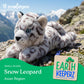 The Petting Zoo Snow Leopard Stuffed Animal Plushie, Gifts for Kids, Earth Keeperz Wildlife Animals, Zoologee Snow Leopard Plush Toy, 10 inches