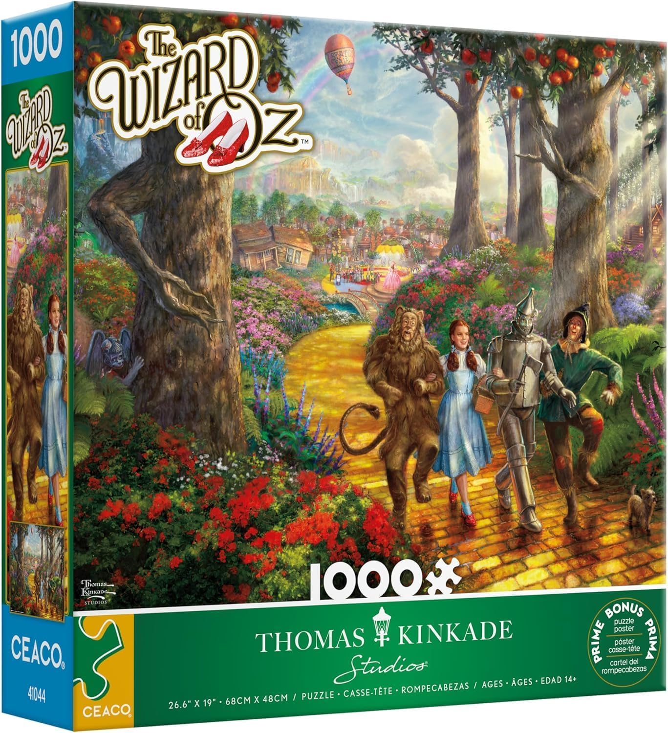 Ceaco - Thomas Kinkade Follow the Yellow - 1000 Piece Puzzle for Adults