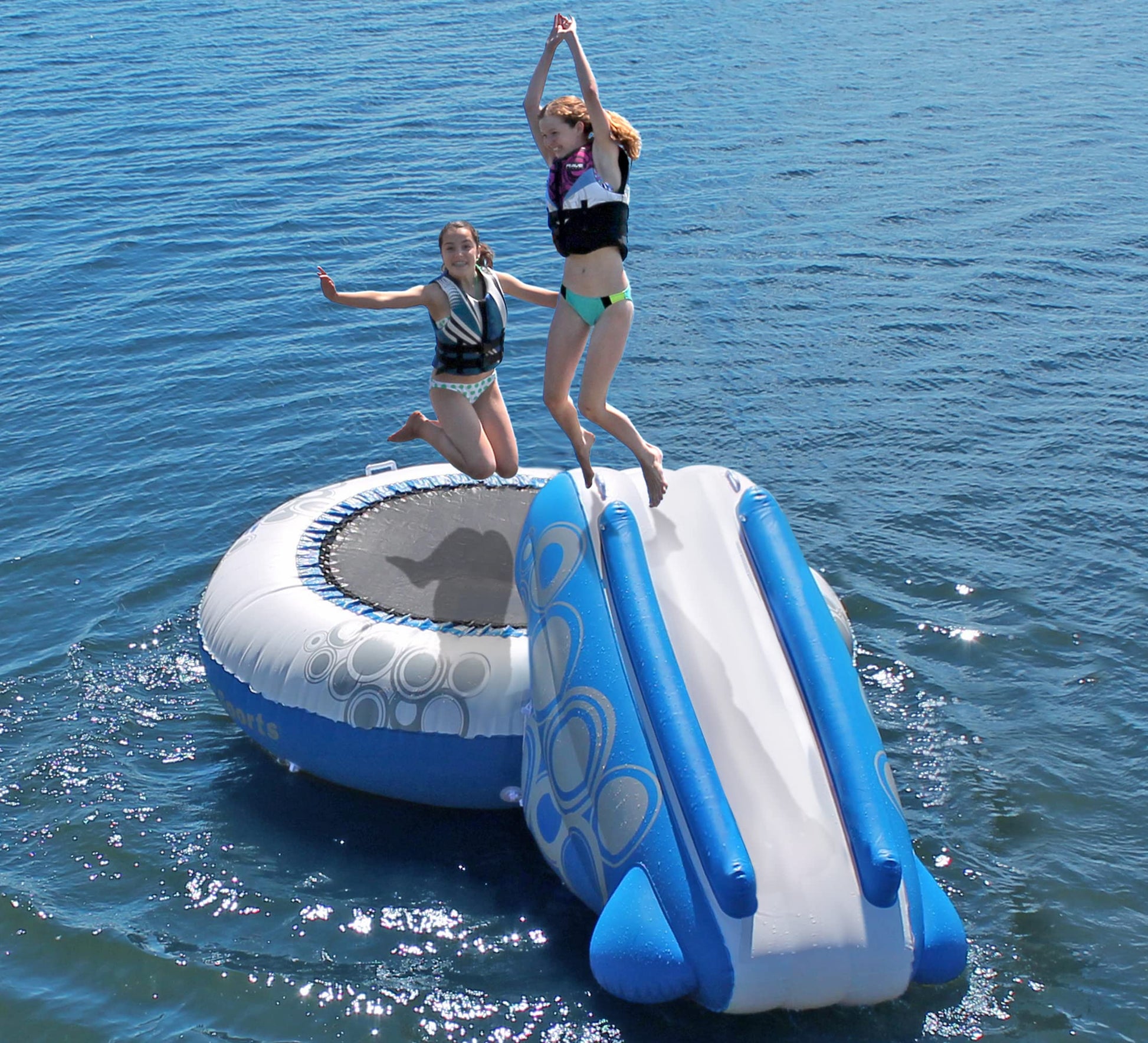 RAVE Sports O-Zone Plus Water Bouncer with Slide