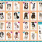 Cute Animals Poster Sticker Book - 4-Book Bundle for Kids Ages 3+, 400+ Stickers, 28 Mini Posters, 4 Giant Fold-Out Posters in 48 Full-Color Pages