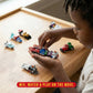Popular Playthings Magnetic Vehicles for Toddlers 1-3, Mini Mix or Match Car Toys, Set of 9 Gift for Kids - Cars, Planes & More