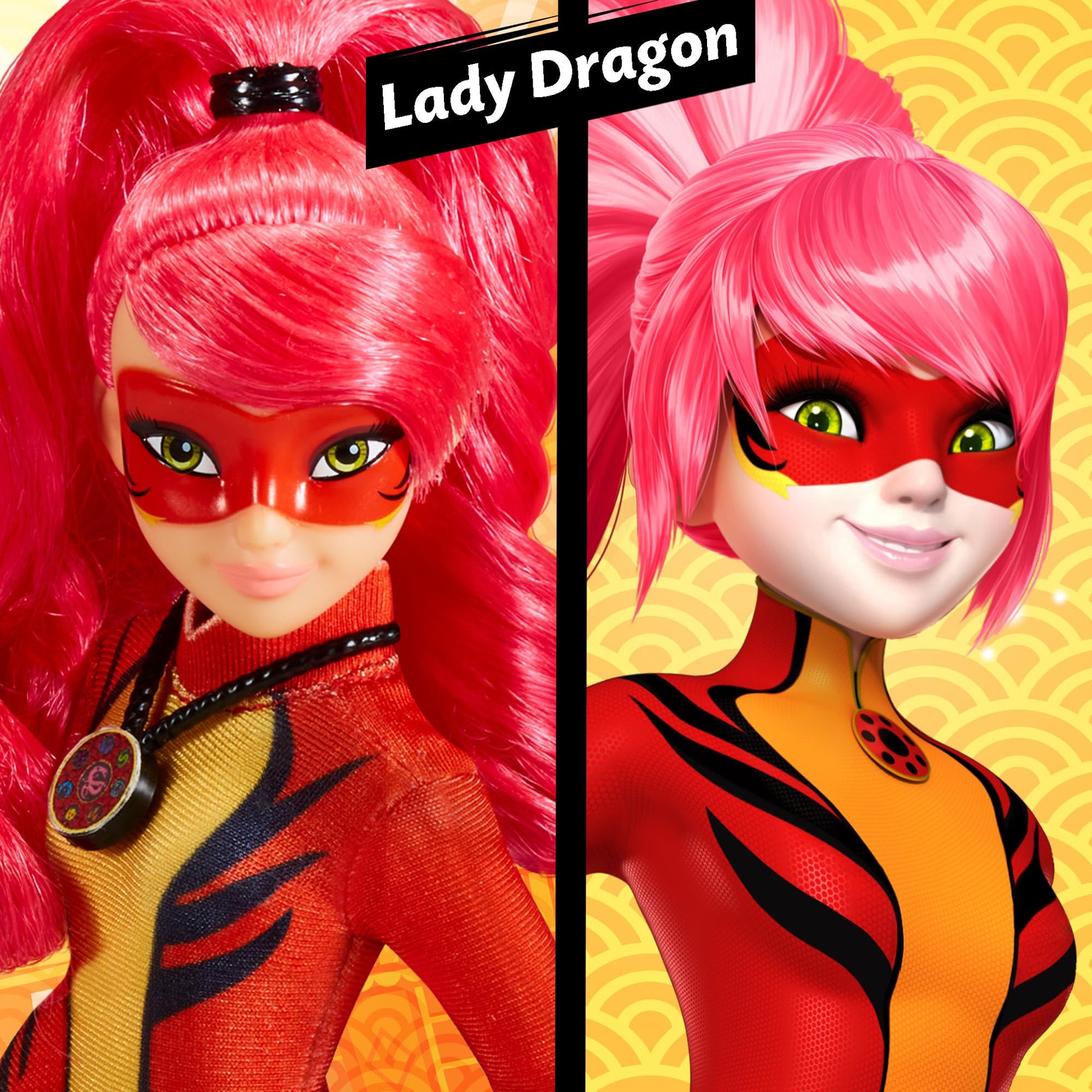 Miraculous Lady Dragon “Miraculous: Shanghai Movie” 10.5" Fashion Doll with Accessories by Playmates Toys