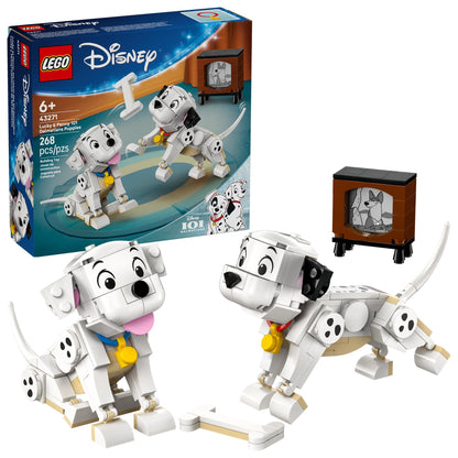 LEGO Disney Lucky & Penny 101 Dalmatians Puppies Kids Toy - Pretend Play Set for Boys and Girls, Ages 6+ Who Love Animals - Learning and Educational