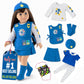Emily Rose 18 Inch Doll Clothes 8-PC Daisy Girl Scout Uniform and Accessories Value Pack | Officially Licensed by Girl Scouts of The USA | Doll NOT