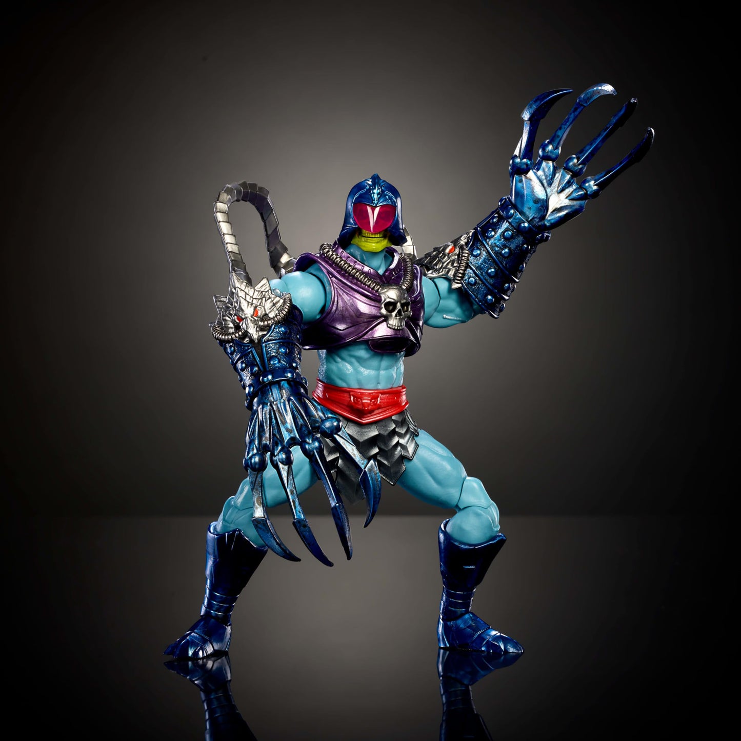 Masters of the Universe Masterverse Terror Claws Skeletor, Action Figure, 30 Articulations, 7-inch Motu Toy, Deluxe Design & Oversized Attack Hands