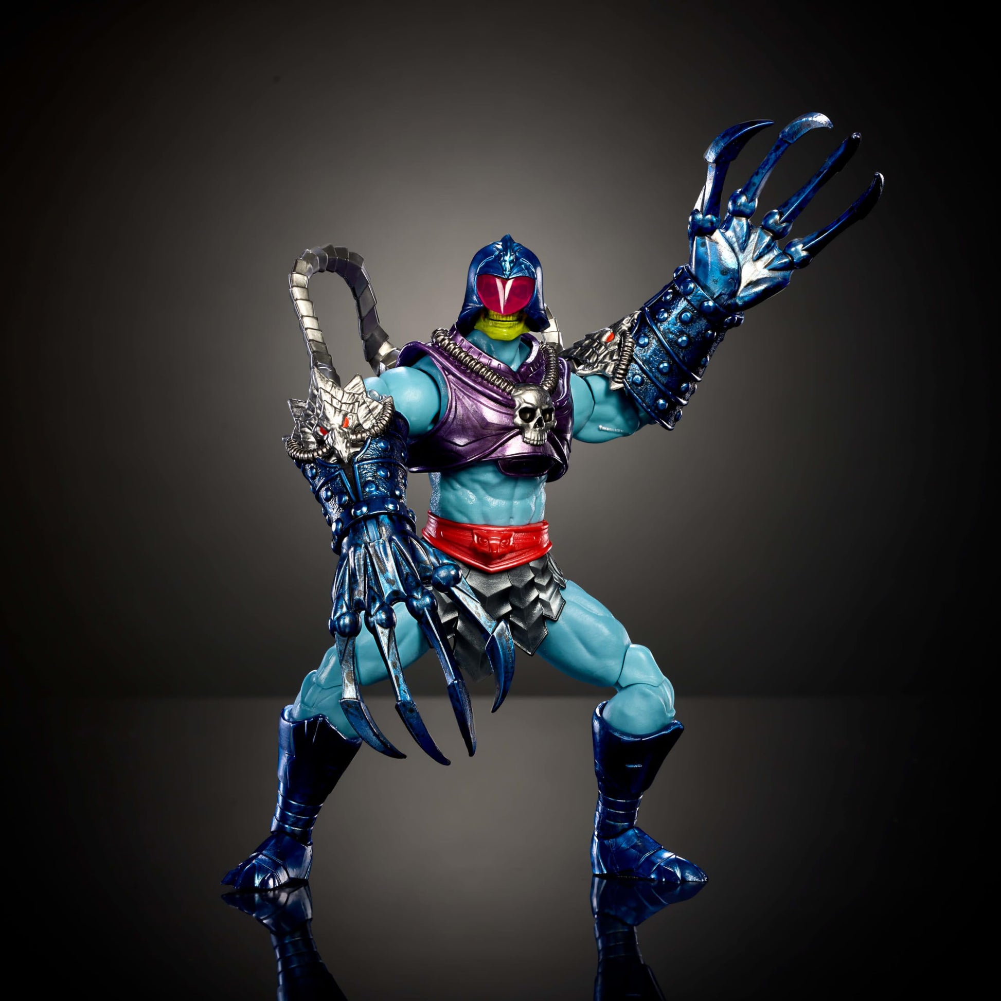 Masters of the Universe Masterverse Terror Claws Skeletor, Action Figure, 30 Articulations, 7-inch Motu Toy, Deluxe Design & Oversized Attack Hands