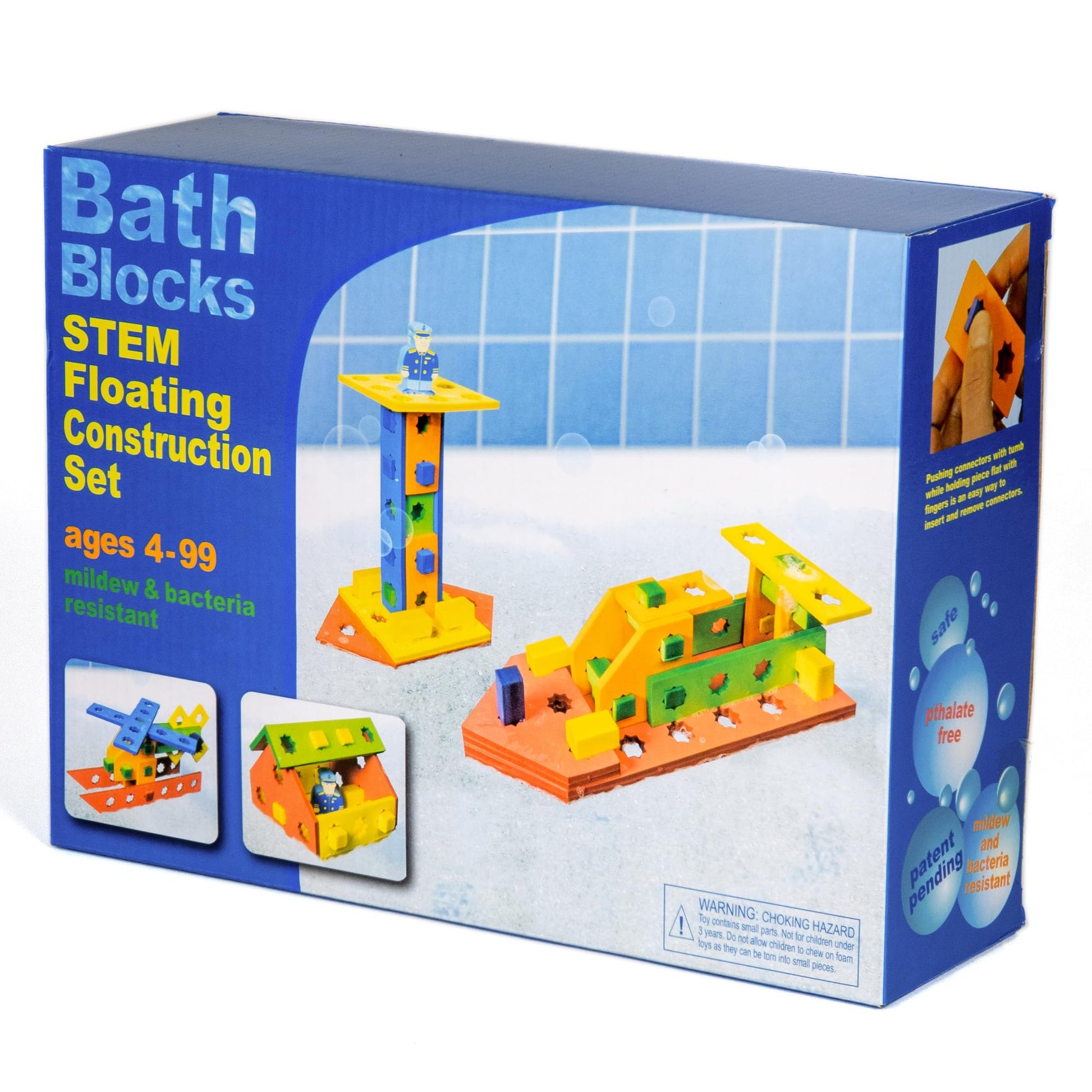 BathBlocks STEM Floating Construction Set Bath Construction Toys Bath Building Toys Bath Building Toys Bath Building Sets in Science Museums