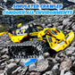 OKKIDY 3 in 1 Kids Remote Bulldozer STEM Technology Building Blocks Set Toys APP Remote Construction Blocks Engineering Excavator/Robot Ages 6-14 DIY