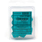 Borealis Teal/Gold Luminary Set of Ten d10s (27385)