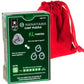 Vortex Hanayama Puzzle, Level 6 Difficulty, Bonus RED Velveteen Pouch, Bundled Items
