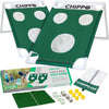 Chippo GO Portable Backyard Golf Chipping Game Set - Lawn, Beach & Tailgate Chip & Toss 2-in-1 Golf Game (2 Targets, Mats, Foam Balls, Chippo Sacks