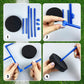5 PCS Large Football Party Goal Post Decoration Kit with 2 PCS 15.75 in Field Goal Posts 1 PCS 59 in Court Table Runner 2 PCS 3.35IN Footballs