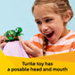 LEGO Creator 3 in 1 Turtle with a Water Lily Flower Building Toy for Girls & Boys - Kids Build a Chameleon, Frog, or Turtle Toy Figure - Gift Idea