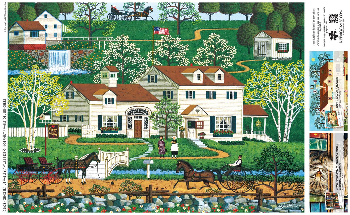 Buffalo Games - Charles Wysocki - Gingernut Valley - 300 Large Piece Puzzle