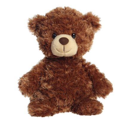 Aurora Bear 12" Tummy Bear Chestnut Snuggly Stuffed Animal