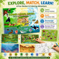 Animal Habitats Sticker and Coloring Book. 9 Habitats with Stickers and Coloring Pages. Engaging, Educational, Interactive, Fun, and Colorful.