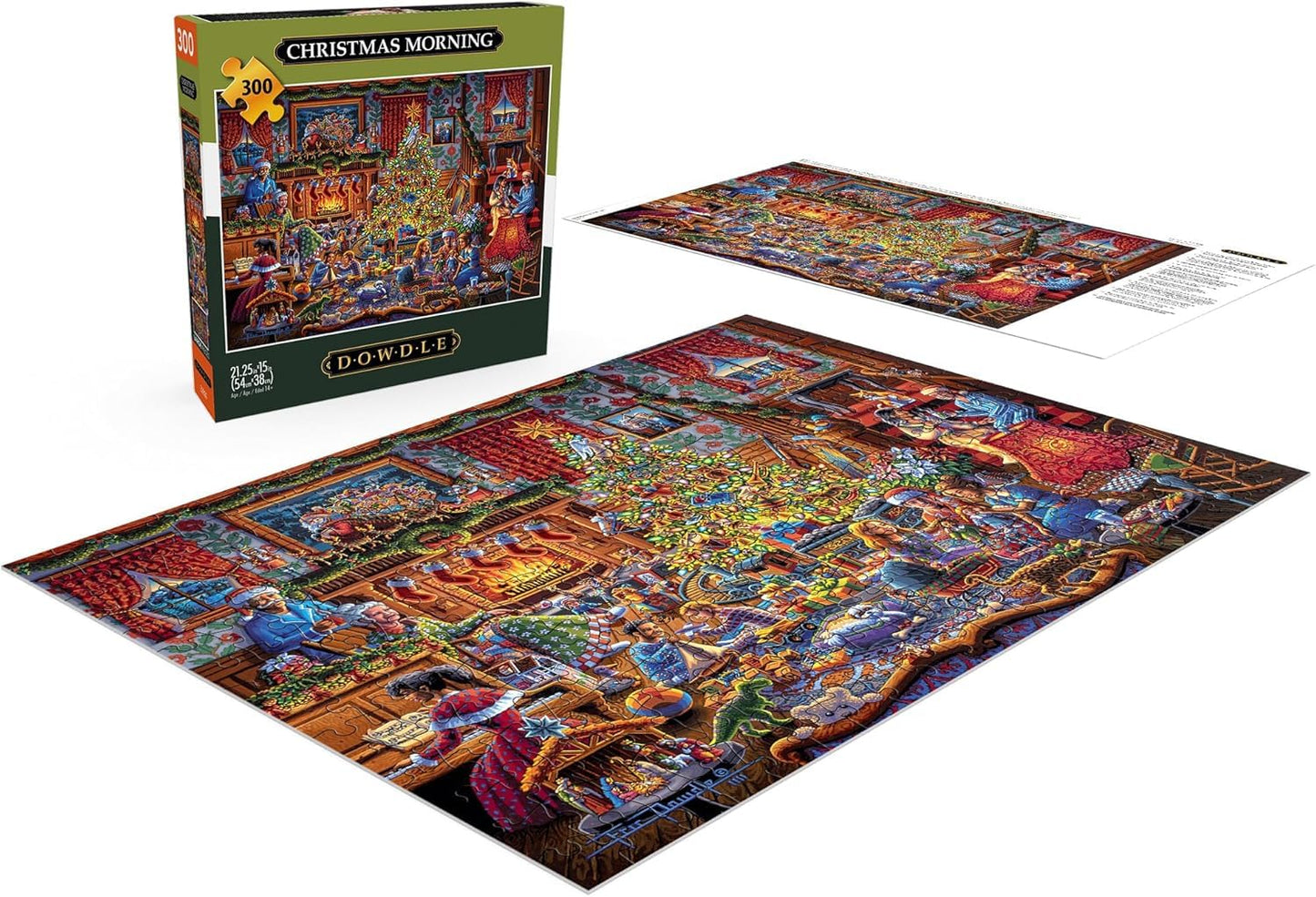 Buffalo Games - Eric Dowdle Christmas Morning - 300 Piece Puzzle for Adults