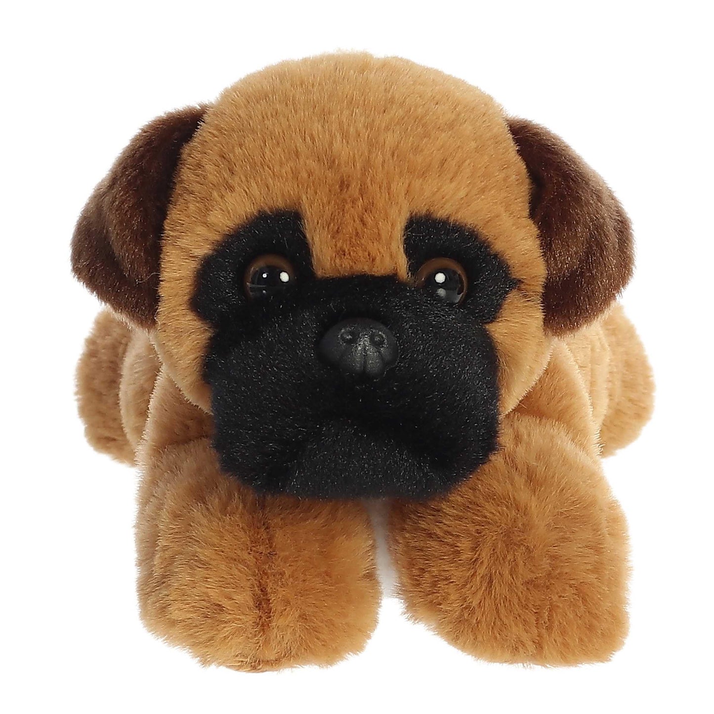 Aurora® Adorable Mini Flopsie™ Boden Boxer Stuffed Animal - Mini Companions Ready for Playful Adventures - for Kids All Ages, Toddlers, Adults,