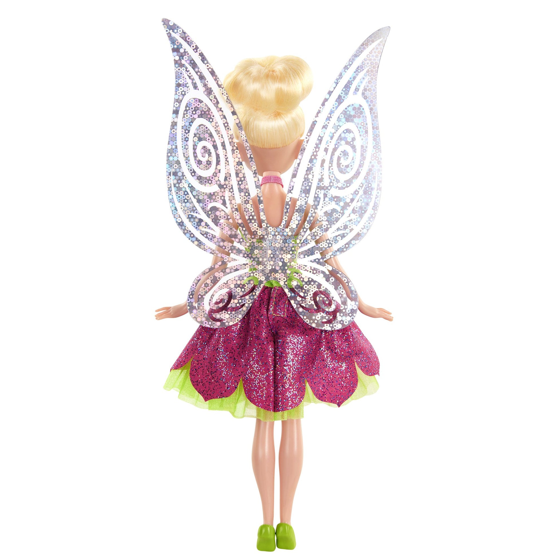 Disney Fairies Classic Tink with Dress Doll, Pink/Green