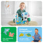 PicassoTiles Magnet Tiles Magnetic Building Blocks Aquarium Marine Animal Theme Set with 8 Character Action Figures Shark Crab Turtle STEM Toys