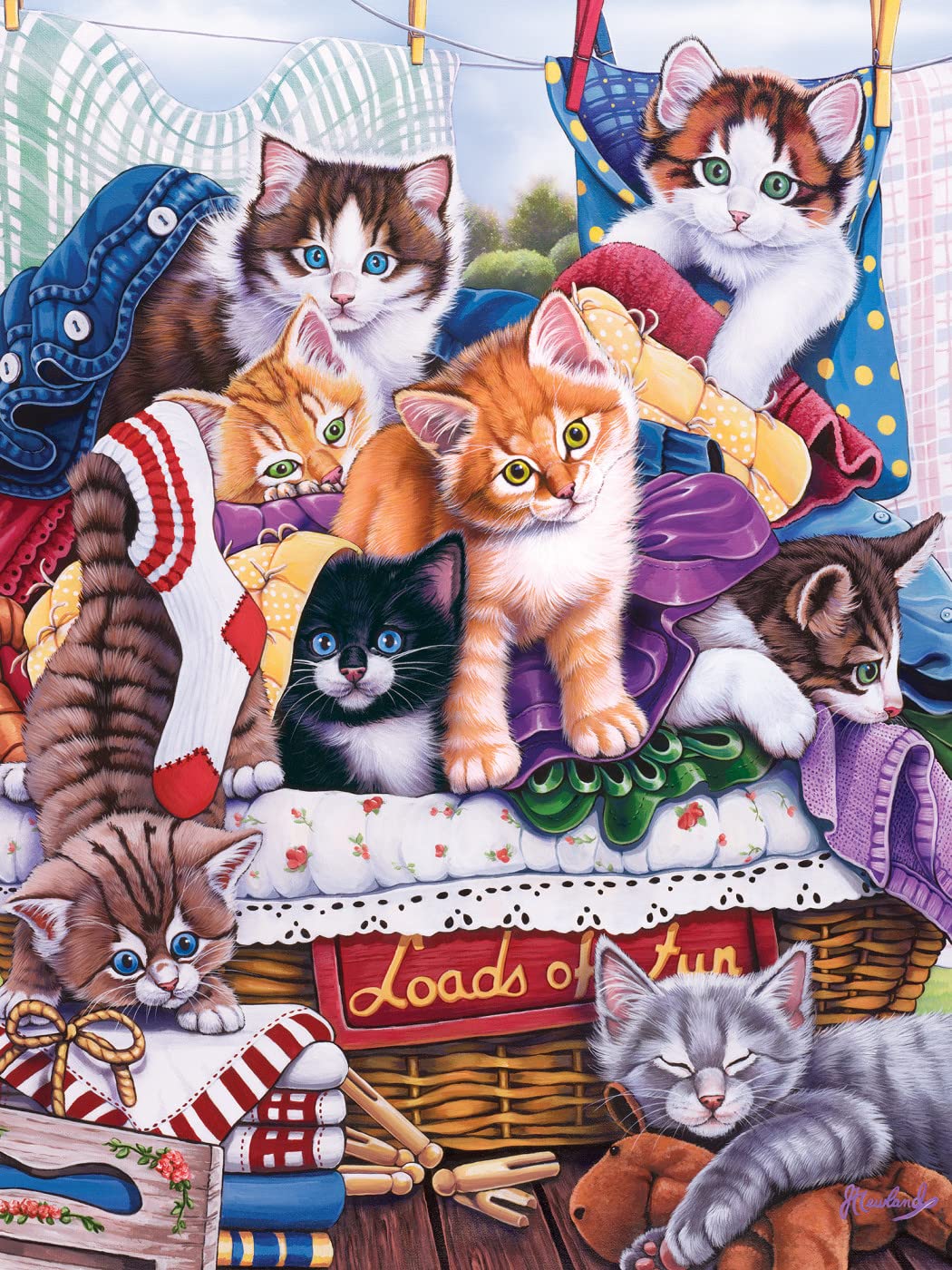 MasterPieces 300 Piece EZ Grip Jigsaw Puzzle - Loads of Fun - 18"x24"
