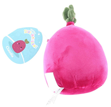 Squishmallow 5 Inch Veggie Plush | Claudia the Purple Beet