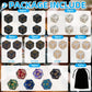 90 PCS MTG Counter Dice Set - AbilityKeyword Counters, -1/+1 Life Counter, Shield Life Counter Dice, Creature Stat Buffs, Marble Colour D6 Cube Dice