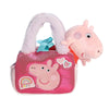 Aurora Peppa Pig Fancy Pals 8" Peppa Pig Patches Playful Plush