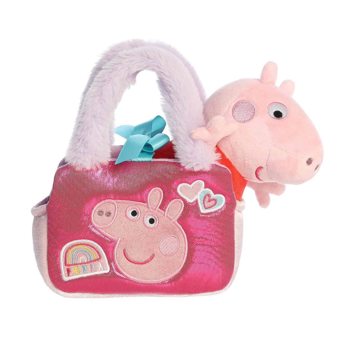 Aurora Peppa Pig Fancy Pals 8" Peppa Pig Patches Playful Plush