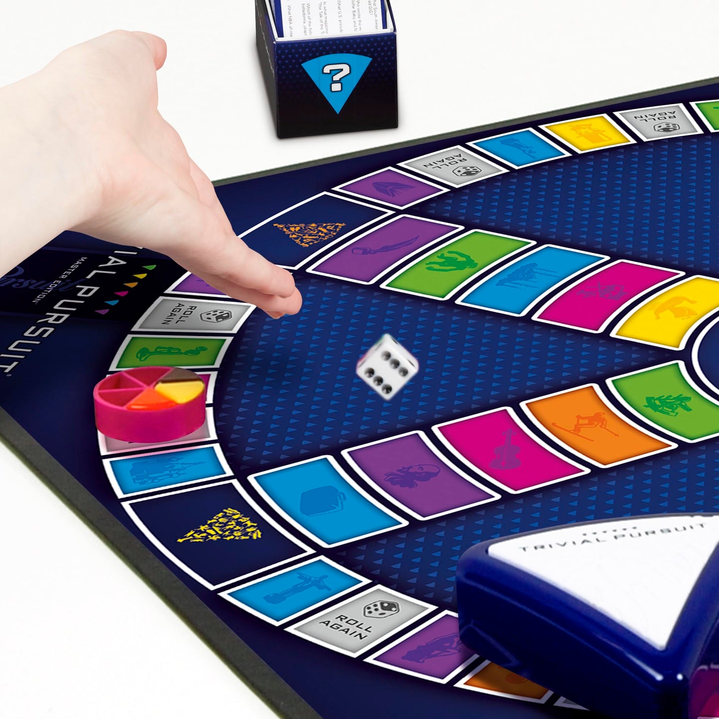 Hasbro Gaming Trivial Pursuit Master Edition Trivia Game, Board Games for Adults and Teens, Includes Electronic Timer, Trivia Games for 2 to 6