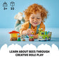 LEGO DUPLO Town Caring for Bees & Beehives Preschool Kids’ Learning Toy, 2 Figures and a Drivable Truck, STEM Toy, Build-and-Rebuild Educational Set