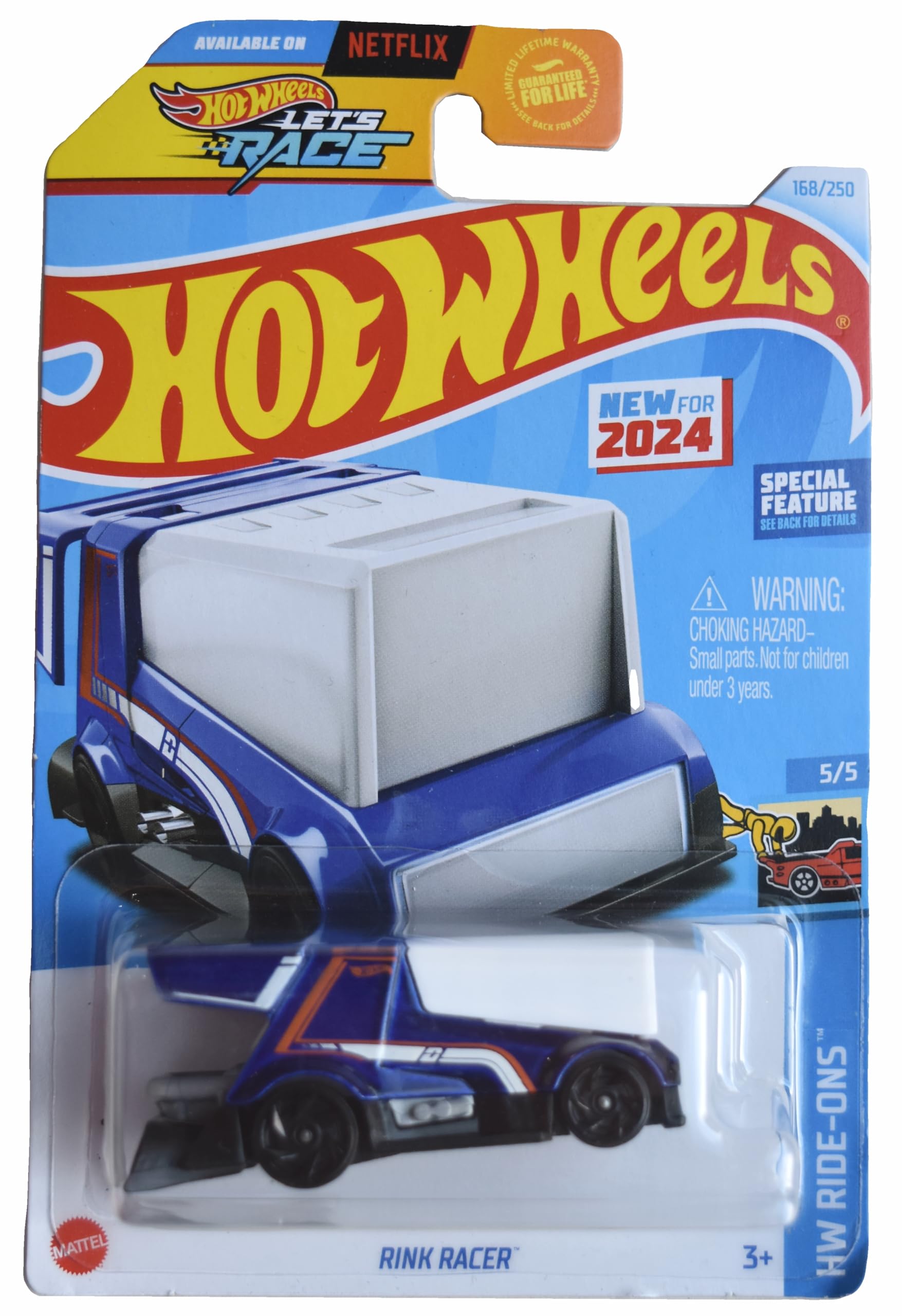 Hot Wheels Rink Racer, HW Ride Ons 5/5 [Blue/White] 168/250