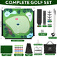 Parkway Play Sticky Golf Chipping Game Set 6x6 ft Metal Frame, Backyard Target Game, 2 Clubs, 25 Sticky Balls, Turf Mat, Indoor Outdoor Yard Sport